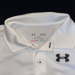Under Armour YLG (Loose) Polo. Smoke free, pet free home. Excellent condition.